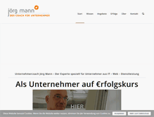 Tablet Screenshot of coach-fuer-unternehmer.com